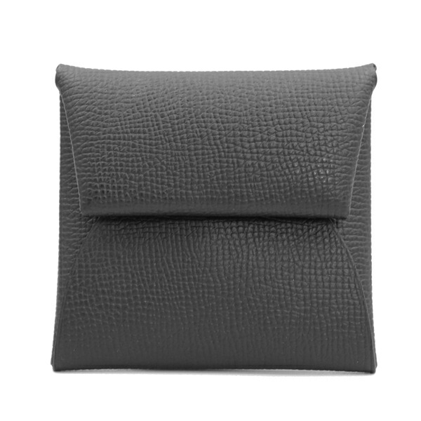 HERMES エルメス 紙入れ バスティア エプソン エトゥープ しろがね色金具 B目じるし(2023年生み出すこと)【貨物輸送無料】【未当て嵌める】【D4411】
