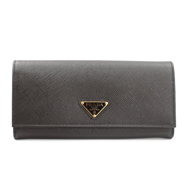 楽天市場】【財布】PRADA プラダ 2つ折り長財布 レザー