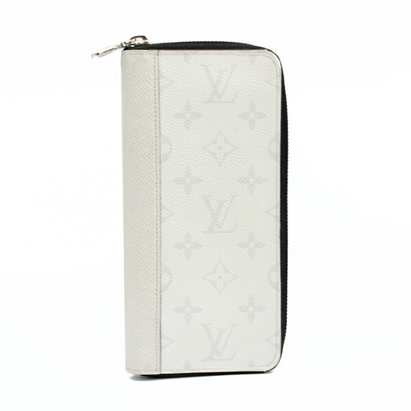 LOUIS VUITTON ルイヴィトン 紙入れ ジッピーウォレット･ヴェルティカル タイガラマ タイ王国ガ アンタークティカ しろがね色金具 M30446【貨物輸送無料】【中古】【D5976】