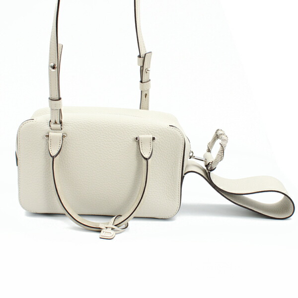 DELVAUX デルヴォー バッグ クールボックスミニ トリヨンソフト アイボリー シルバー金具【送料無料】【中古】【D5996】