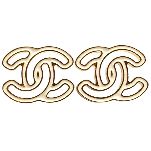 楽天市場】【ジュエリー】CHANEL シャネル ココマーク ロゴ フープ