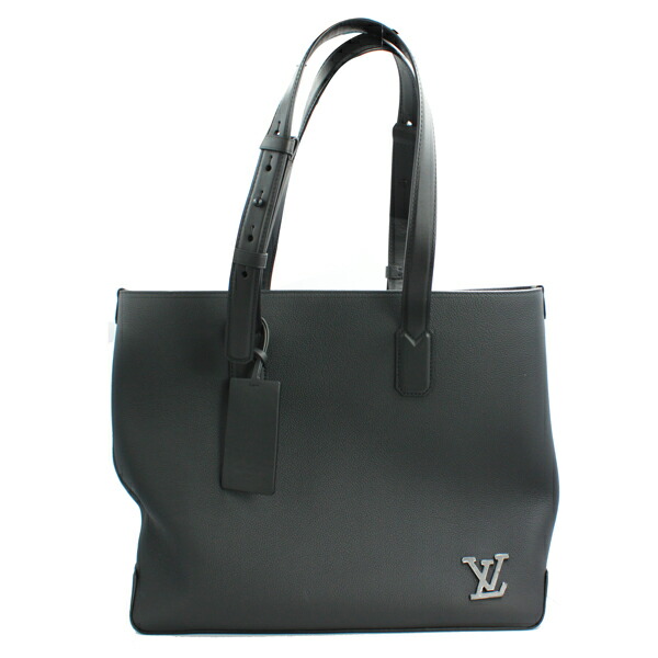 LOUIS VUITTON ルイヴィトン バッグ アエログラム ファストライン・トート カーフレザー ブラック ブラック金具 M22481【送料無料】【中古】【D6236】