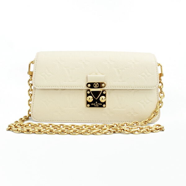 LOUIS VUITTON ルイヴィトン バッグ ウォレット オン チェーン･メティス モノグラム･アンプラント モノグラム クレーム ゴールド金具 M82836【送料無料】【中古】【D6522】
