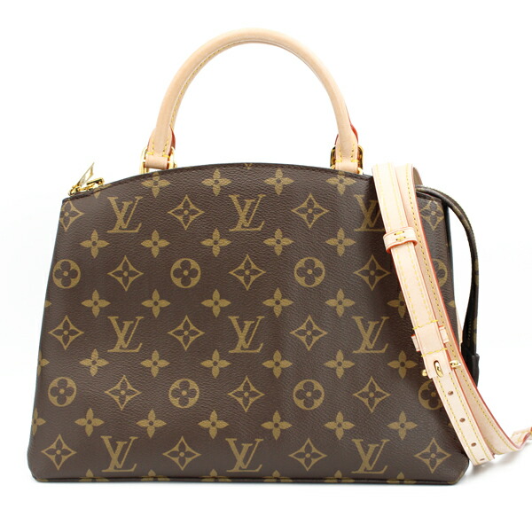 LOUIS VUITTON ルイヴィトン 御徒面子 プティ･パレ PM モノグラム・帆布 赤銅色 ゴールド金具 M45900【貨物輸送無料】【中古】【D7243】