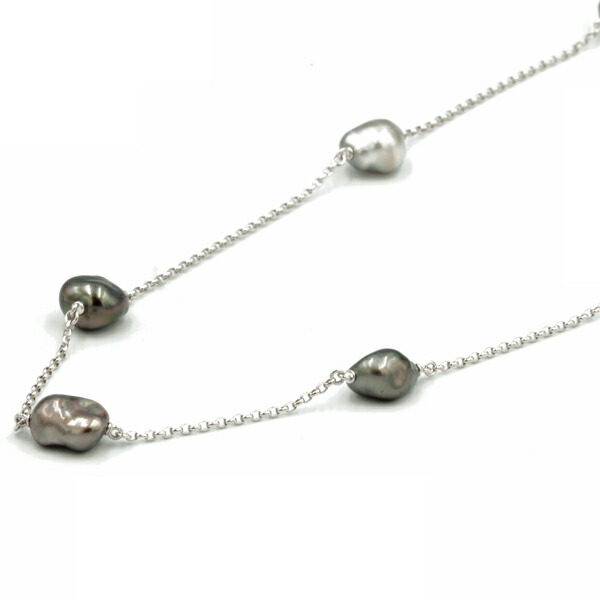 ミキモト　ジュエルズインモーション　K18 黒蝶×あこや　美品 MIKIMOTO【ミキモト】K18黒蝶貝(ピクゥェ)ベビーパール