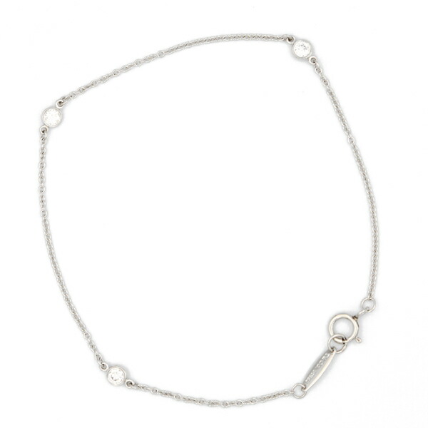 楽天市場】ティファニー バイザヤードブレスレット/ダイヤ3P/D0.09