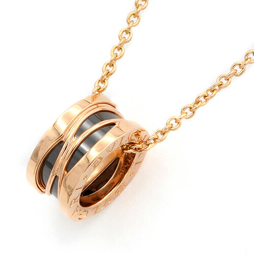 ブルガリ BVLGARI B.ZERO1(ビーゼロワン) ネックレス デザインレジェンド 750PG 50cm 【送料無料】【中古】【レディース】【アクセサリー】｜トキオカ