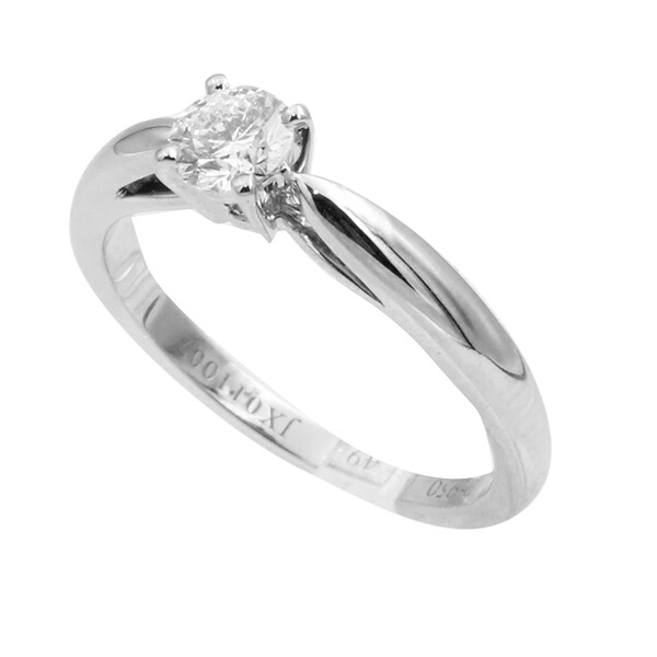ヴァンクリーフ＆アーペル VANCLEEF&ARPELS ボヌールダイヤリング #49 PT950 49号（日本サイズ\u003d約9号） 【送料無料】【中古】【レディース】【アクセサリー】 【VCA】【D5620】