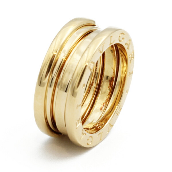 ブルガリ BVLGARI B.ZERO1 3バンドリング #50 750YG 50号（日本サイズ\u003d約10号） 【送料無料】【中古】【レディース】【アクセサリー】 【D6193】