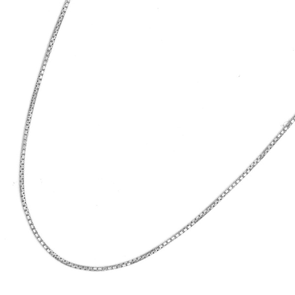 ノンブランド NONBRAND スライドチェーンネックレス K18WG チェーン長さ：約44cm 【送料無料】【中古】【レディース】【アクセサリー】 【50448】