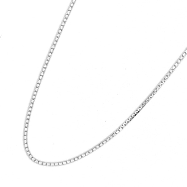 ノンブランド NONBRAND チェーンネックレス K18WG チェーン長さ：約40cm 【送料無料】【中古】【レディース】【アクセサリー】 【D3539】