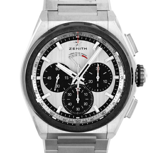 【正規品】ゼニス ZENITH デファイ エル プリメロ 21 95.9005.9004/01.M9000 チタン 44mm シルバー×ブラック文字盤 【送料無料】【新品】【メンズ】【腕時計】