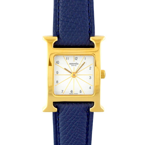 楽天市場】【ウォッチ】HERMES エルメス Hウォッチ ホワイト文字盤 GP