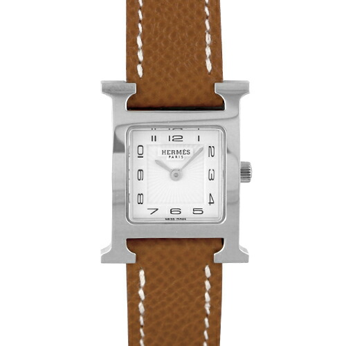 楽天市場】【ウォッチ】HERMES エルメス Hウォッチ ホワイト文字盤 GP