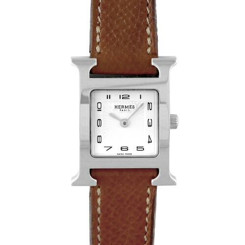 楽天市場】【ウォッチ】HERMES エルメス Hウォッチ ホワイト文字盤 GP