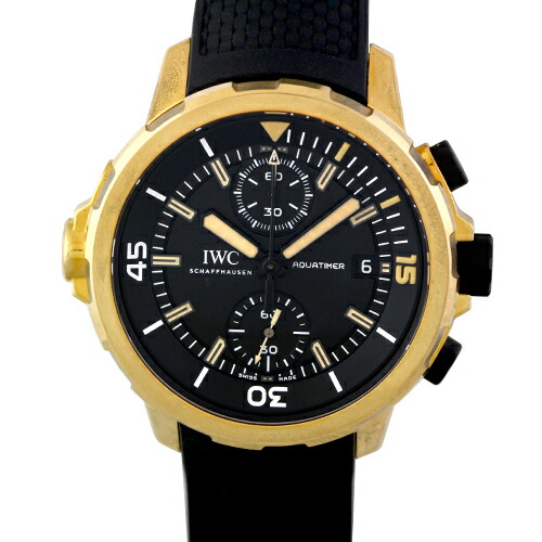 【定め事品】IWC インターナショナルウォッチカンパニー アクアタイマー クロノ 出軍 プリンスチャールズ島ダーウィン IW379503 ブロンズ×天然ゴム 44粍 黒いこと文字記号盤 【貨物輸送無料】【新品】【メンズ】【ウオッチ】