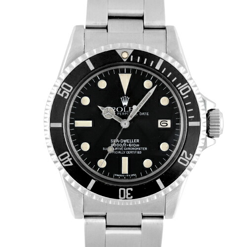 ロレックス ROLEXシードゥエラー1665 SS40mm ブラック文字盤 6番台【送料無料】【中古】【メンズ】【腕時計】｜トキオカ