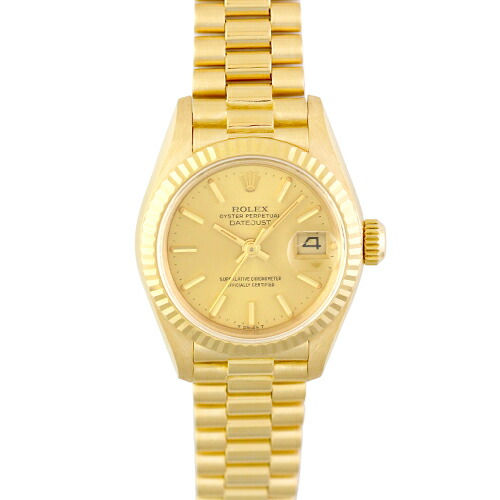 楽天市場】ROLEX ロレックス デイトジャスト 10Pダイヤ レディース