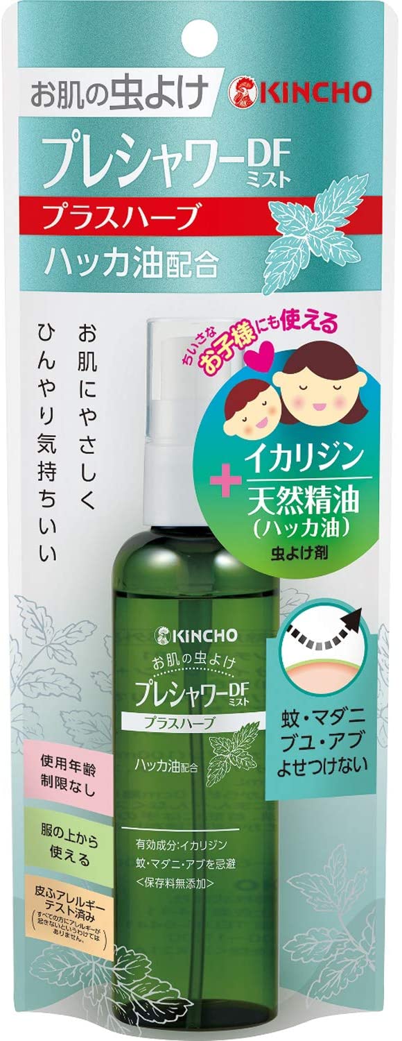 【送料無料・一部地域を除く】【まとめ買い１０本】金鳥　プレシャワーDFミストプラスハーブ 100ML