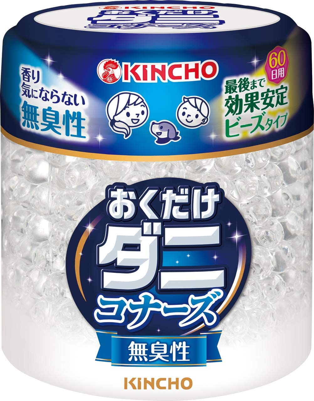 【送料無料・一部地域を除く】【１ケースまとめ買い２４個】金鳥　ダニコナーズ ビーズタイプ 60日 無臭性(170g)