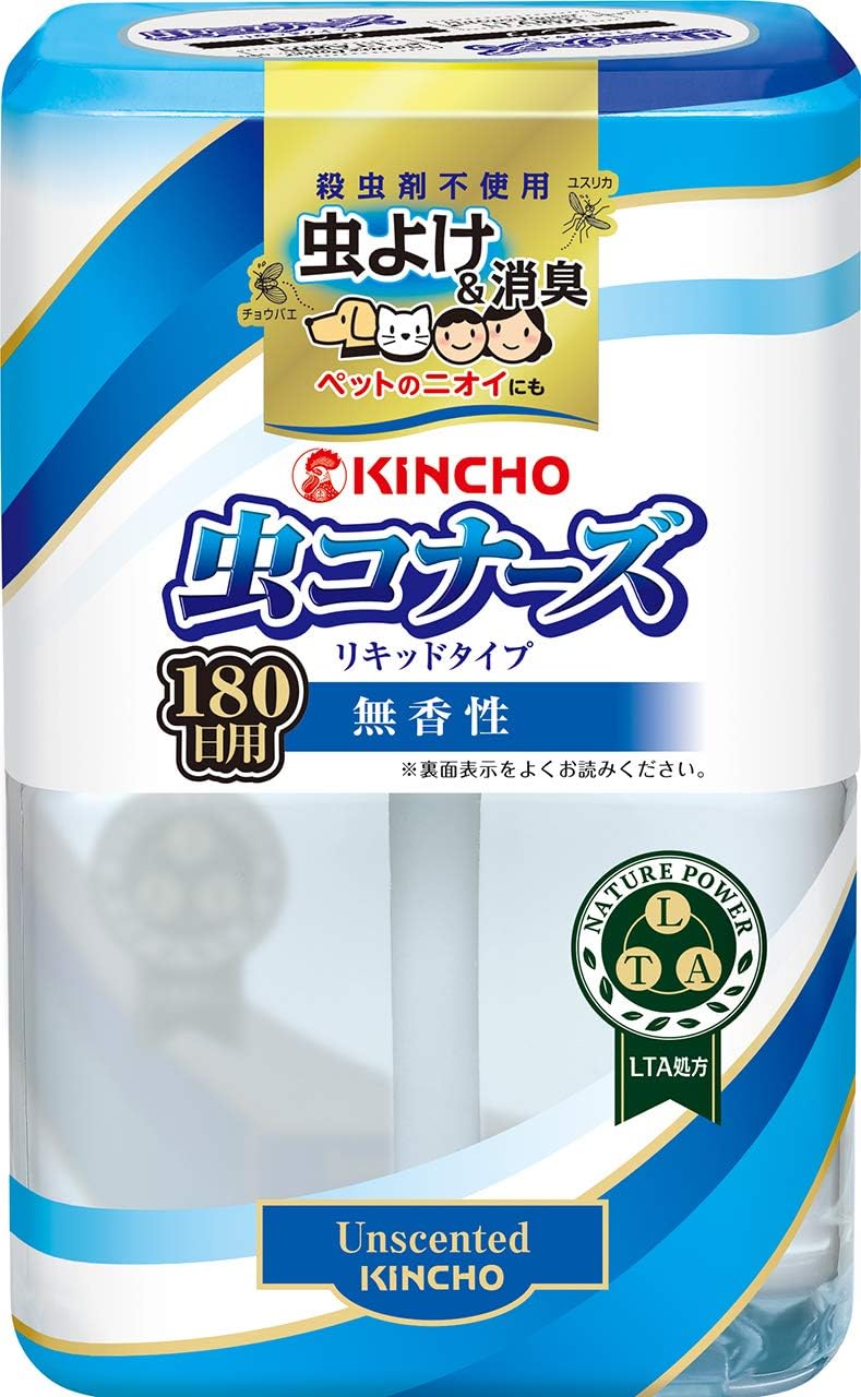 【貨物輸送無料】【１容れものまとめ買い２０個】金鳥 虫コナーズ リキッドタイプ ロング 180日用 無香性 (虫よけ・消臭) 400mL