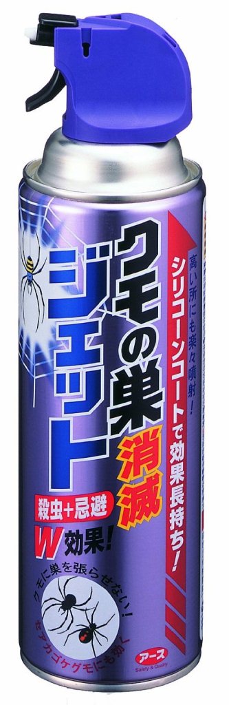 【送料無料・一部地域を除く】【１ケースまとめ買い３０本】アース製薬 クモの巣消滅ジェット 450mL