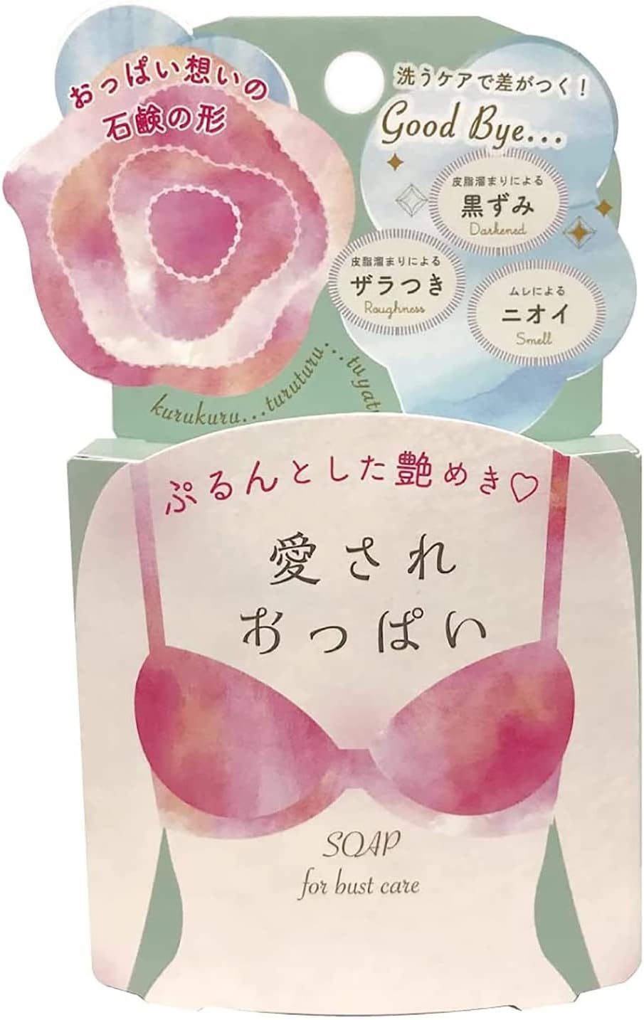 【送料無料・一部地域を除く】【１ケースまとめ買い７２個】ペリカン　愛されおっぱい 石鹸 70ｇ