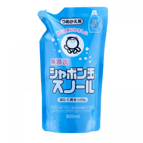【送料無料（一部地域を除く）】【１ケースまとめ買い１２個】シャボン玉　スノール　液体　つめかえ用　800ml