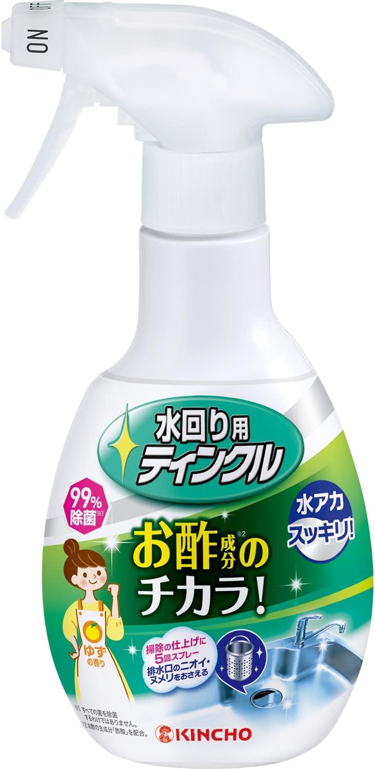 【送料無料・一部地域を除く】【１ケースまとめ買い２４個】金鳥　水回りティンクルV（リニューアル商品）　防臭プラス　本体300ｍｌ