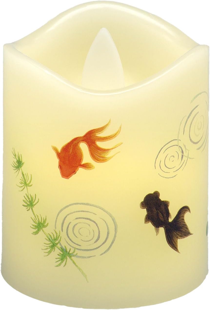 楽天市場】いろはあかりSS キンギョ 金魚 火を使わないろうそく 仏具