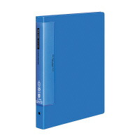 【貨物輸送無料（構成要素一画除く）】【まとめ買い４冊】コクヨ ラ-T730B 読みやすい書き付け ウェーブカットポケット A4縦 替紙式25枚衣嚢30穴 青