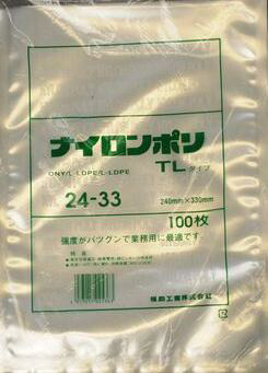 楽天市場】福助工業 ナイロンポリ TLタイプ 100枚入 18-26 180×260