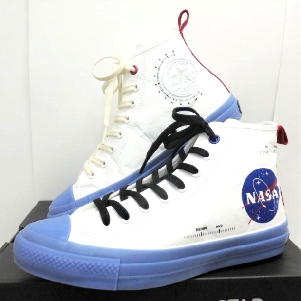 CONVERSE  ALL STAR 100 SPACESUITS HI コンバース オールスター１００ あき場所背広 白いこと青み メンズ スニーカー