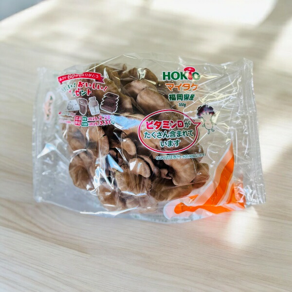 楽天市場】新潟県産他 まいたけ 100g （パック） : 生鮮食品直送便