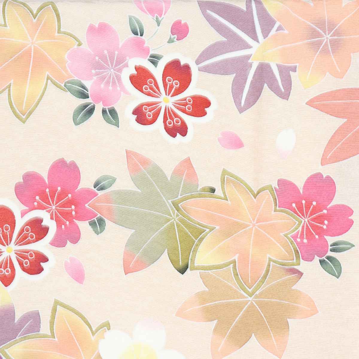 最大12 Offクーポン レンタル 振袖 1月 一式 成人式 レンタル 振袖 大正ロマン 結婚式 正絹 着物 レンタル 振袖 フルセット 振袖 成人式 生成菊紅葉鞠 夢二 成人式 M レンタル フルセット レンタル 振袖 着物セット