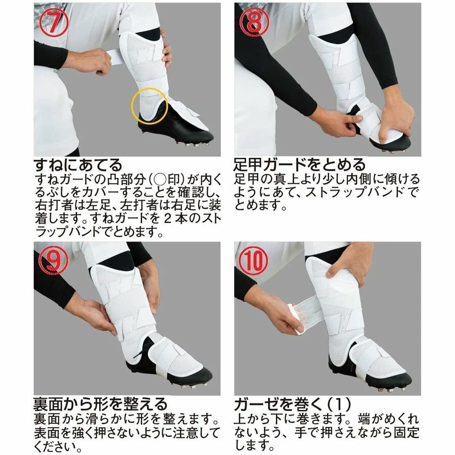 新品 EVOSHIELD カスタムフィット レッグガード 右打者用 ブラック 黒