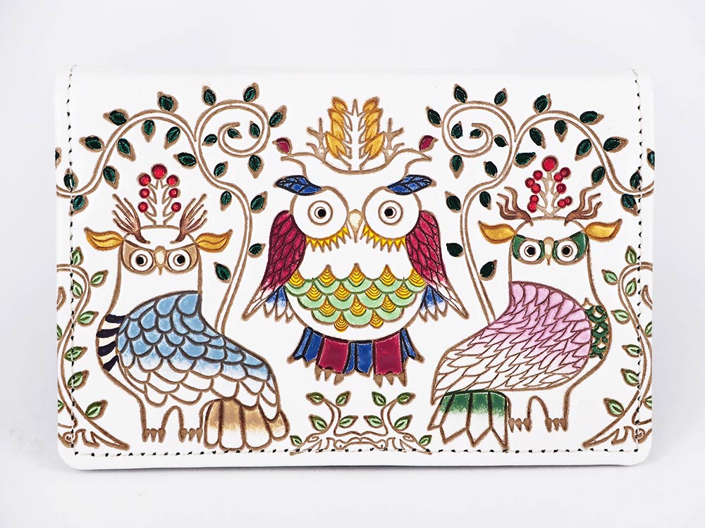 楽天市場】【可愛い皮革伝統工芸 文庫屋「大関」】ハチドリの憂鬱 パス