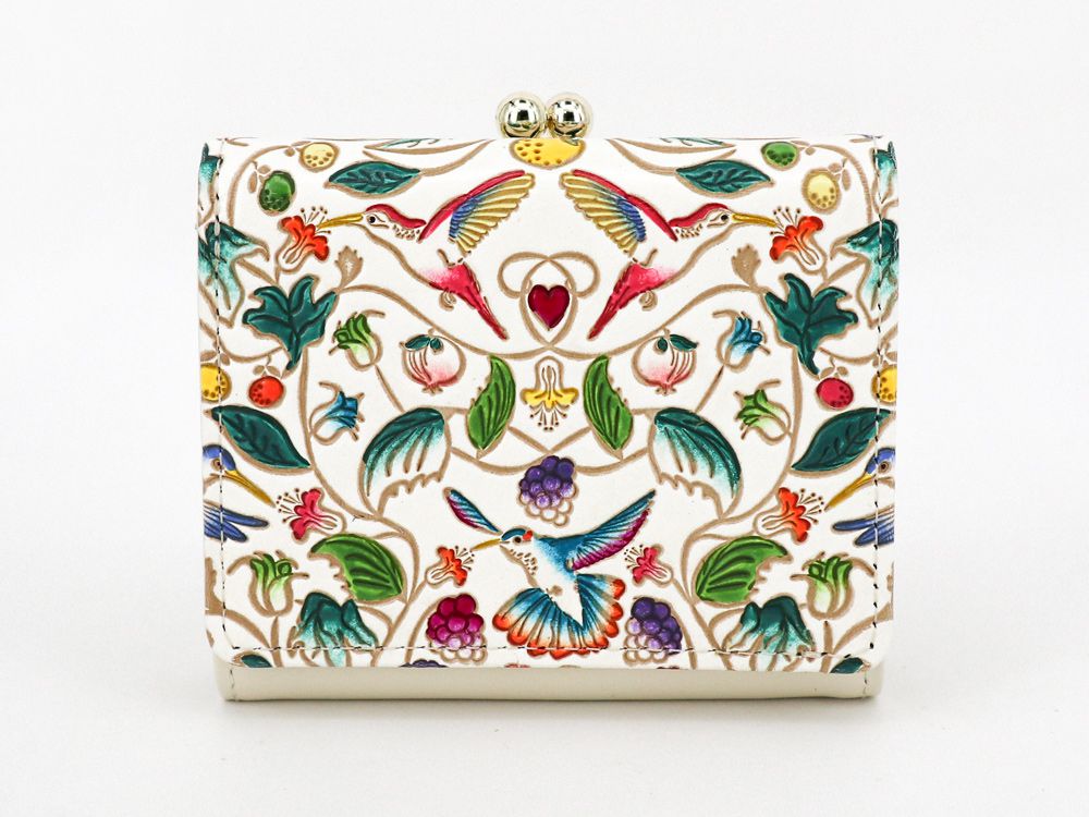 楽天市場】【可愛い皮革伝統工芸 文庫屋「大関」】夢幻のタピ 三つ折り