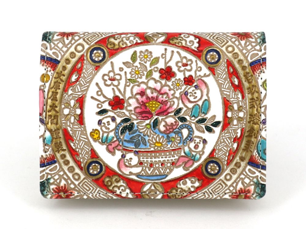 楽天市場】【可愛い皮革伝統工芸 文庫屋「大関」】枝垂れ花鳥 -しだれ