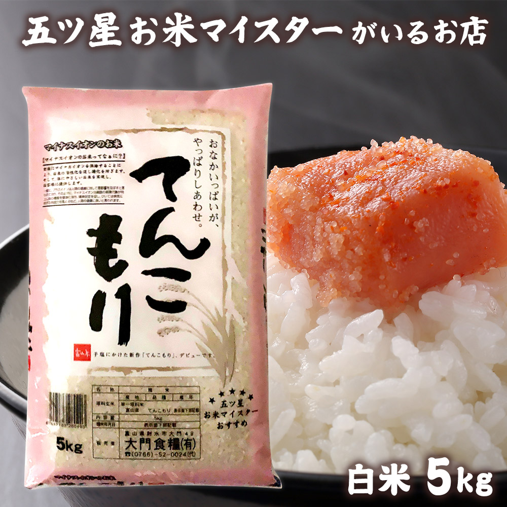 米富山県産精米5kgお米白米5キロ分づき米富山県産てんこもり5ｋｇコロナ応援食品