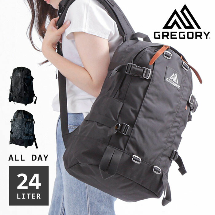 バックパック リュックサック グレゴリー GREGORY アウトドア 黒 便利 アウトドア 男 10代 20代 30代 軽量 国内旅行 旅行 通勤 学生 学校 ストリート レディース ジム 丈夫 スタイリッシュ 24L かっこいい 男 メンズ ユニセックス｜オパビニア