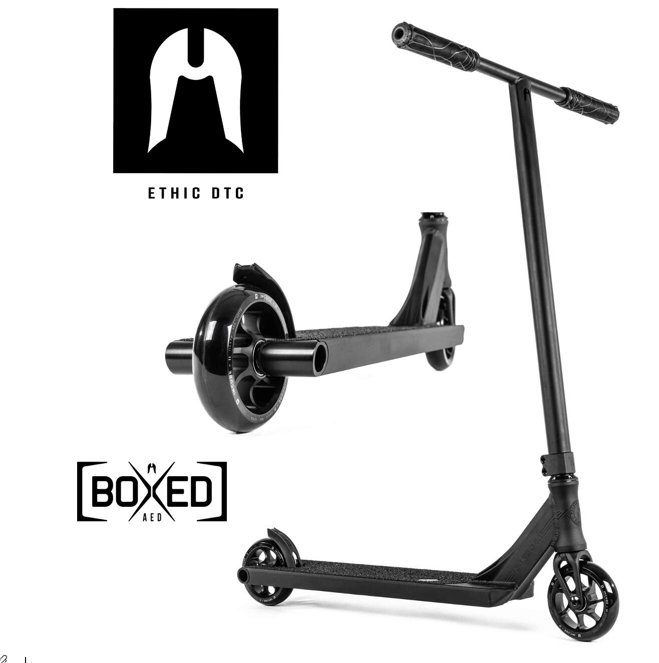（New！）Ethic Freestyle Scooter PANDRA Black（パンドラ）運動競技用蹴りつけるゲーム盤【キックボード】【蹴りつけるスクータ】【キックボード成年者用】【蹴りつけるスクータ成年者用】