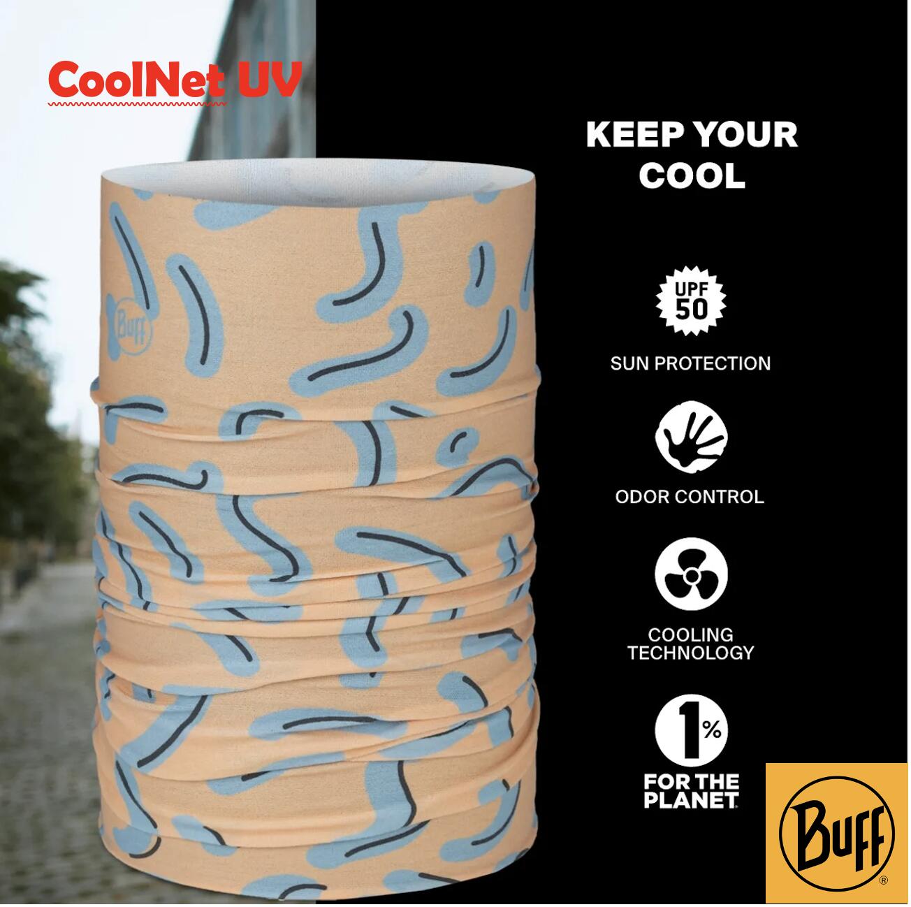 【楽天市場】BUFF バフ（全21カラー） CoolNet UV+ ネックウォーマー ランニング マスク ネックウェア フリーサイズ スキー