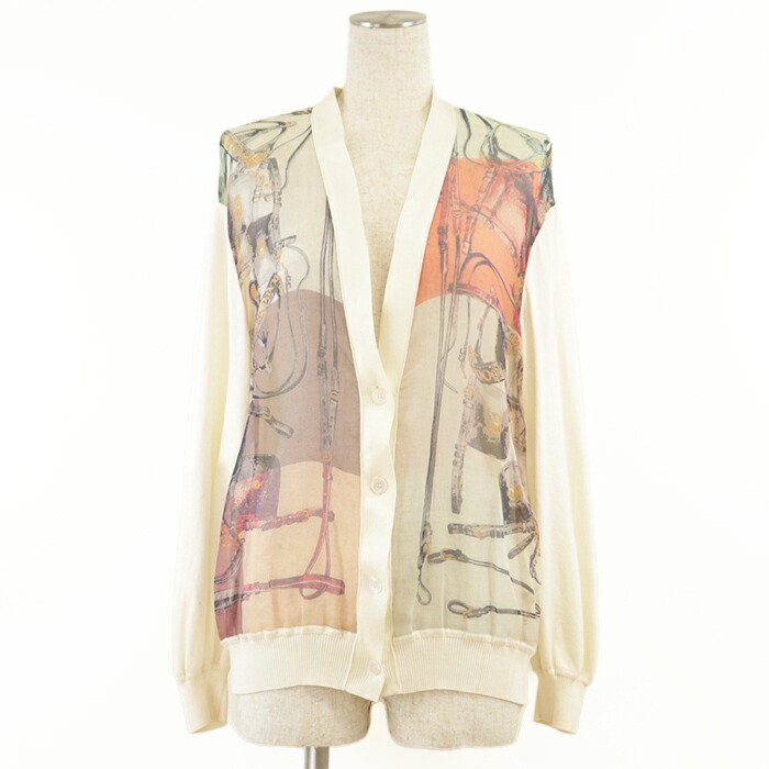 HERMES - HERMES エルメス カーディガン BRIDES REBELLES POP