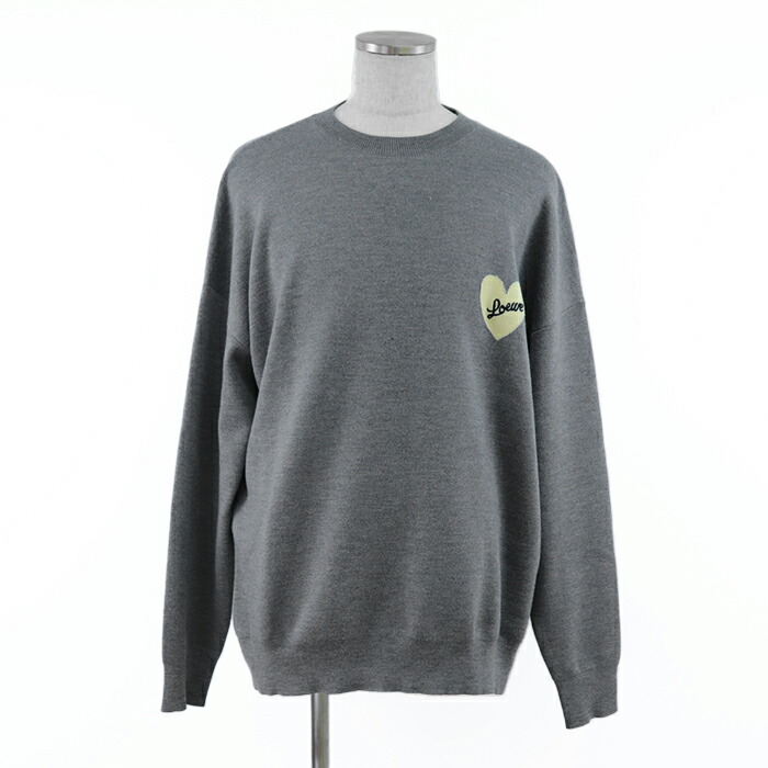 楽天市場】ロエベ LOEWE ニット 衣料品 トップス ウール メンズ グレー