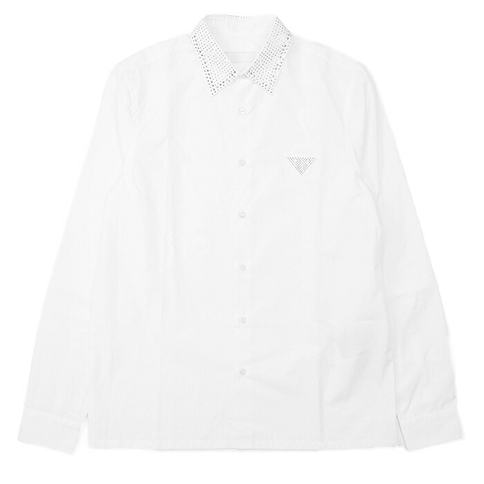 PRADA●プラダ イタリア製＜ストレッチ 長袖シャツ＞M0163m 2100020000030051-1.jpg