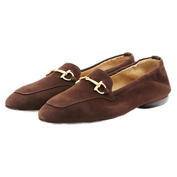 SALE【新品同様】GUCCI グッチ ビットローファー レザー スエード ホースビット フラットヒール パンプス 靴 シューズ レディース サイズ 36 ブラウン 茶色 イタリア製 101 1295【中古】|オパール店