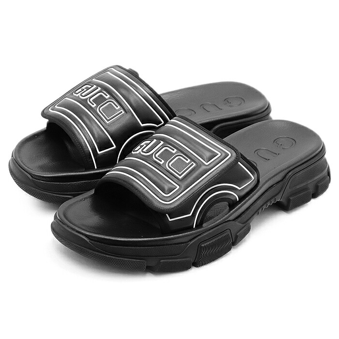 【良品】GUCCI グッチ ホースビット 41 金金具 サンダル スリッパ 黒 GUCCI GUCCI(グッチ) ホースビット サンダル 靴 シューズ PAR AMOUR 8