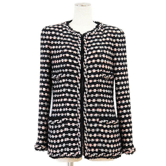 楽天市場】CHANEL(シャネル) ココマークボタン ツイードジャケット