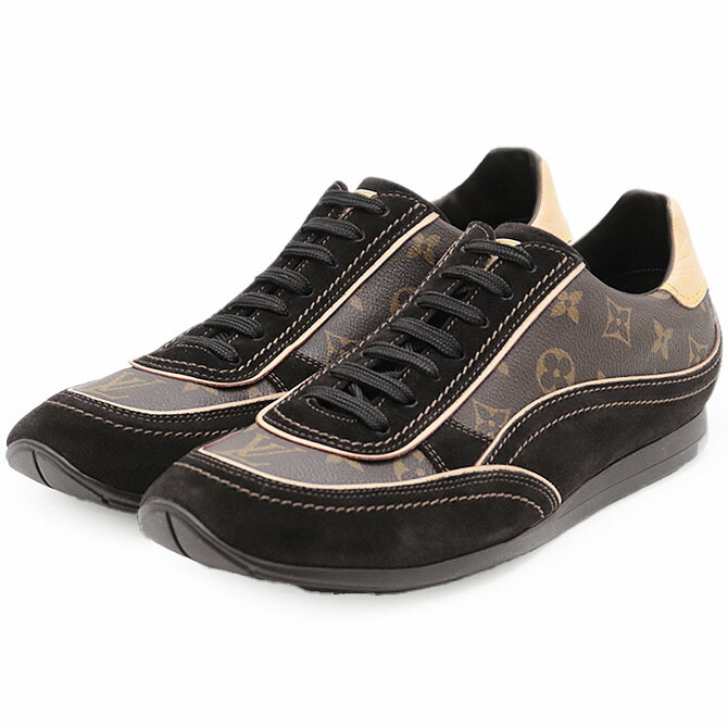 LOUIS VUITTON モノグラム コンビレザースニーカ サイズ 6,5 楽天市場】ルイヴィトン スニーカー メンズ 6.5サイズ 約25.5cm LV